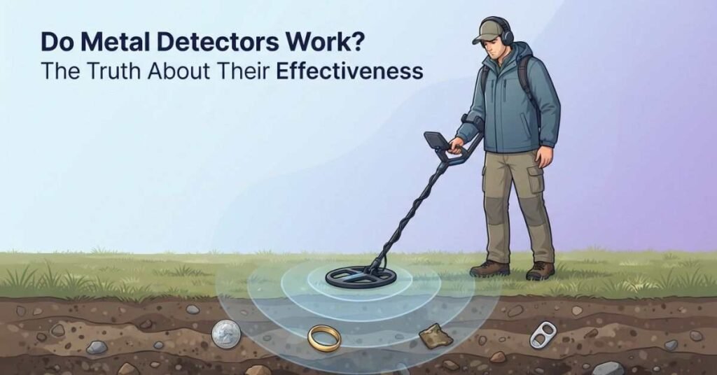 Do metal detectors work for finding buried coins jewelry and metal objects